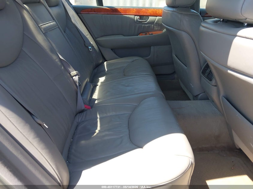 2001 Lexus Ls 430 VIN JTHBN30F910045874 IAAI salvage auction — RIGHT FRONT, Repossession Paperwork (Georgia), sold $900 on 2026-07-17 (photo 8)
