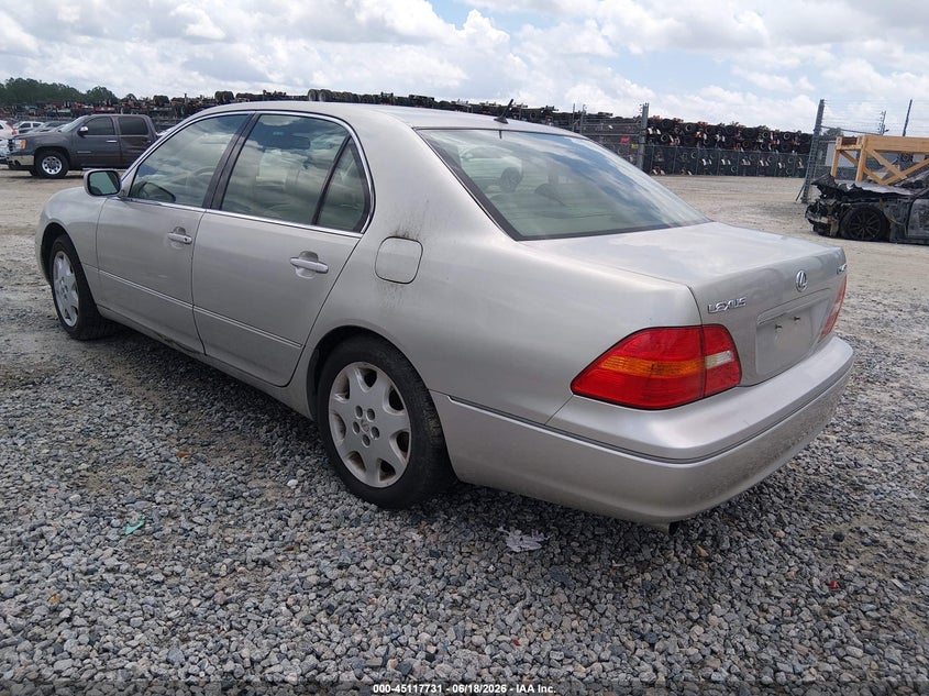 2001 Lexus Ls 430 VIN JTHBN30F910045874 IAAI salvage auction — RIGHT FRONT, Repossession Paperwork (Georgia), sold $900 on 2026-07-17 (photo 3)