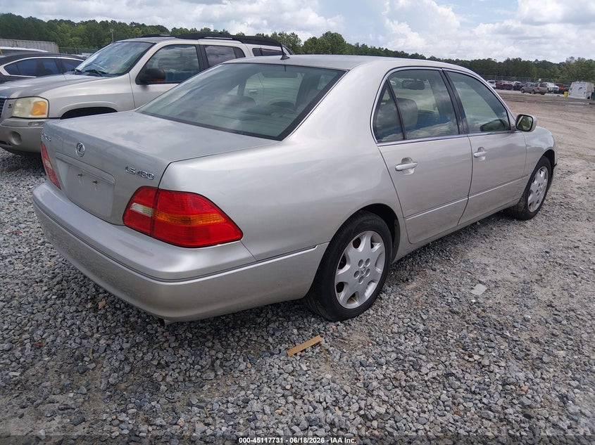 2001 Lexus Ls 430 VIN JTHBN30F910045874 IAAI salvage auction — RIGHT FRONT, Repossession Paperwork (Georgia), sold $900 on 2026-07-17 (photo 4)