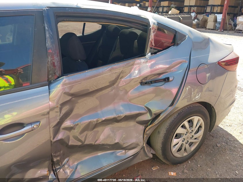 2019 Hyundai Elantra VIN KMHD74LFXKU833610 IAAI salvage auction — LEFT SIDE, Clear (Alabama), sold $1,450 on 2026-07-15 (photo 6)