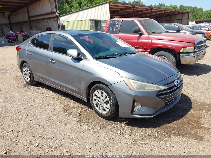 2019 Hyundai Elantra VIN KMHD74LFXKU833610 IAAI salvage auction — LEFT SIDE, Clear (Alabama), sold $1,450 on 2026-07-15 (photo 1)