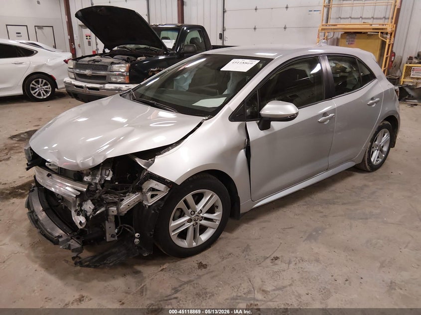 2022 Toyota Corolla VIN JTND4MBE7N3173151 IAAI salvage auction — FRONT END, Scrap (Michigan), sold $3,150 on 2026-07-21 (photo 2)