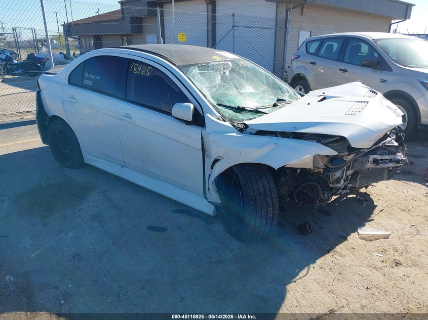 2012 Mitsubishi Lancer evolution VIN JA32W8FV4CU032521 IAAI salvage auction — FRONT & REAR, Junk Bill Of Sale Mv2459 (Wisconsin), sold $1,525 on 2026-07-09 (photo 1)