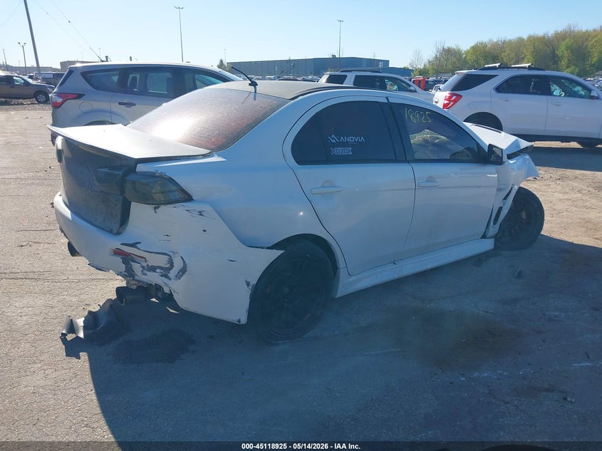 2012 Mitsubishi Lancer evolution VIN JA32W8FV4CU032521 IAAI salvage auction — FRONT & REAR, Junk Bill Of Sale Mv2459 (Wisconsin), sold $1,525 on 2026-07-09 (photo 4)