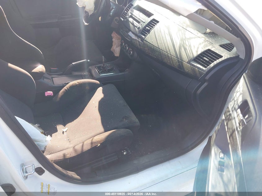 2012 Mitsubishi Lancer evolution VIN JA32W8FV4CU032521 IAAI salvage auction — FRONT & REAR, Junk Bill Of Sale Mv2459 (Wisconsin), sold $1,525 on 2026-07-09 (photo 5)