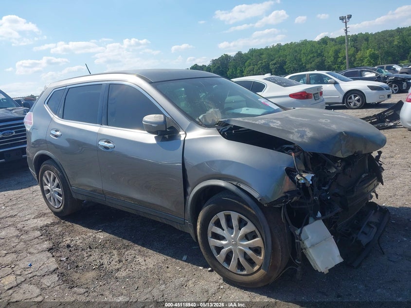 2015 Nissan Rogue VIN KNMAT2MT3FP557819 IAAI salvage auction — FRONT END, Salvage (Georgia), sold $300 on 2026-07-15 (photo 1)