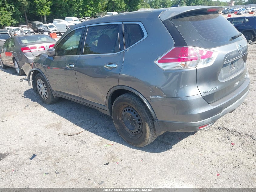 2015 Nissan Rogue VIN KNMAT2MT3FP557819 IAAI salvage auction — FRONT END, Salvage (Georgia), sold $300 on 2026-07-15 (photo 3)