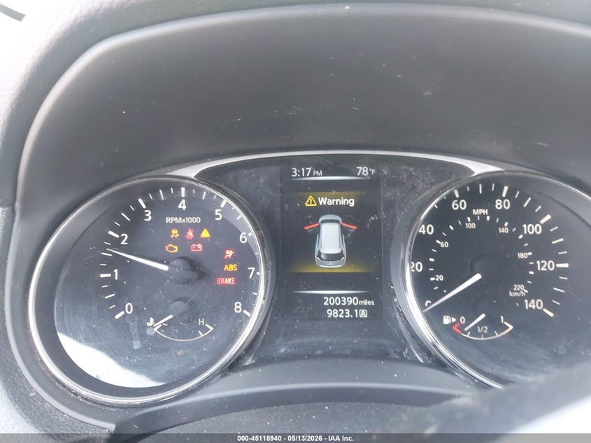 2015 Nissan Rogue VIN KNMAT2MT3FP557819 IAAI salvage auction — FRONT END, Salvage (Georgia), sold $300 on 2026-07-15 (photo 7)