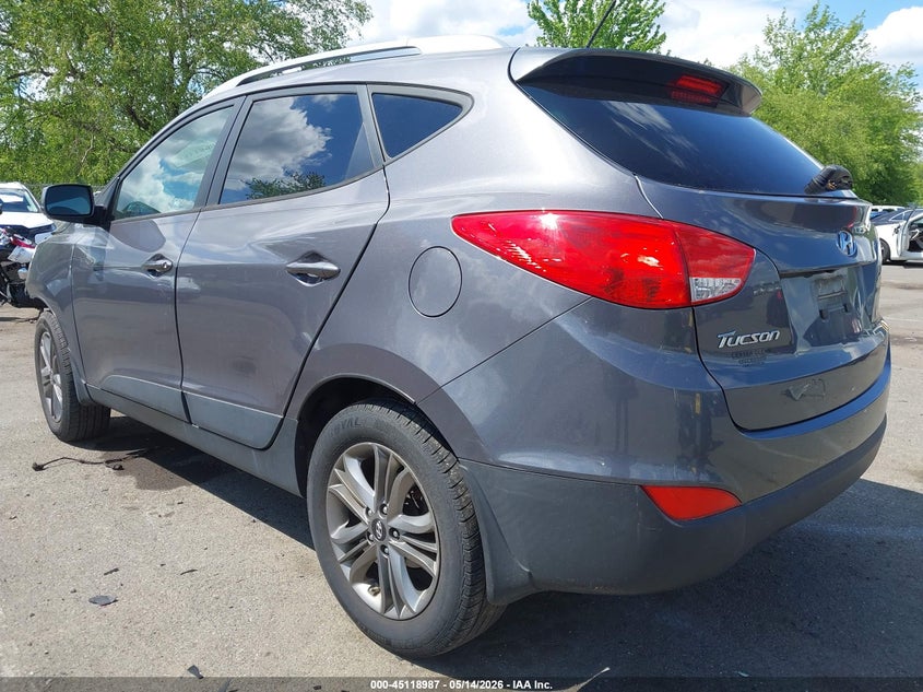 2015 Hyundai Tucson VIN KM8JU3AG3FU954406 IAAI salvage auction — FRONT & REAR, Salvage (New Jersey), sold $1,325 on 2026-07-06 (photo 3)