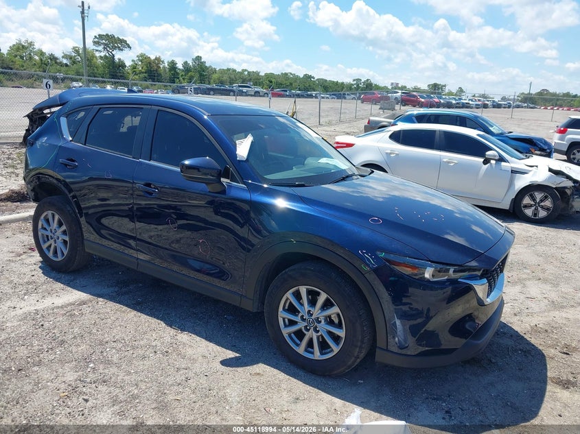 2023 Mazda Cx-5 VIN JM3KFBCM0P0108900 IAAI salvage auction — REAR END, Rebuildable (Florida), sold $6,150 on 2026-07-16 (photo 1)