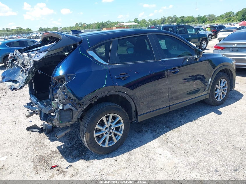 2023 Mazda Cx-5 VIN JM3KFBCM0P0108900 IAAI salvage auction — REAR END, Rebuildable (Florida), sold $6,150 on 2026-07-16 (photo 4)