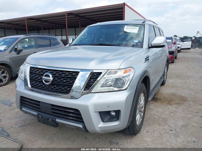 2019 Nissan Armada VIN JN8AY2ND9K9085461 IAAI salvage auction — REAR END, Original (Texas), sold $5,000 on 2026-07-10 (photo 2)