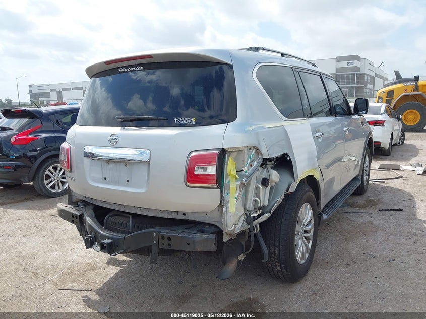 2019 Nissan Armada VIN JN8AY2ND9K9085461 IAAI salvage auction — REAR END, Original (Texas), sold $5,000 on 2026-07-10 (photo 4)