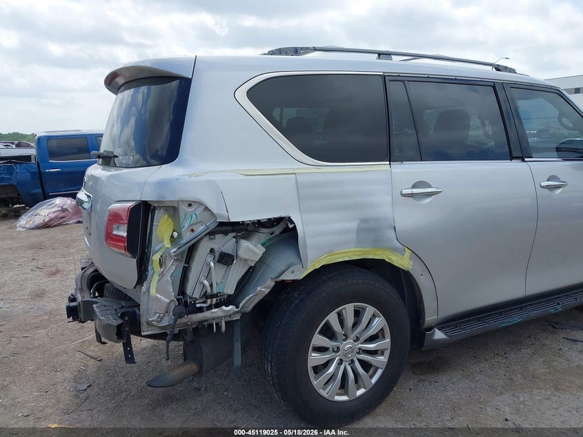 2019 Nissan Armada VIN JN8AY2ND9K9085461 IAAI salvage auction — REAR END, Original (Texas), sold $5,000 on 2026-07-10 (photo 6)