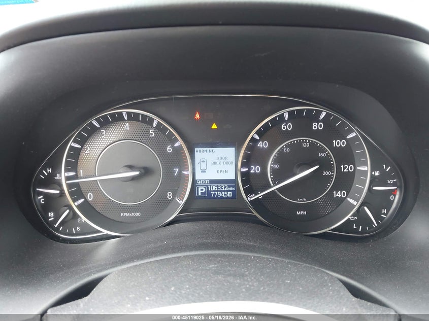 2019 Nissan Armada VIN JN8AY2ND9K9085461 IAAI salvage auction — REAR END, Original (Texas), sold $5,000 on 2026-07-10 (photo 7)