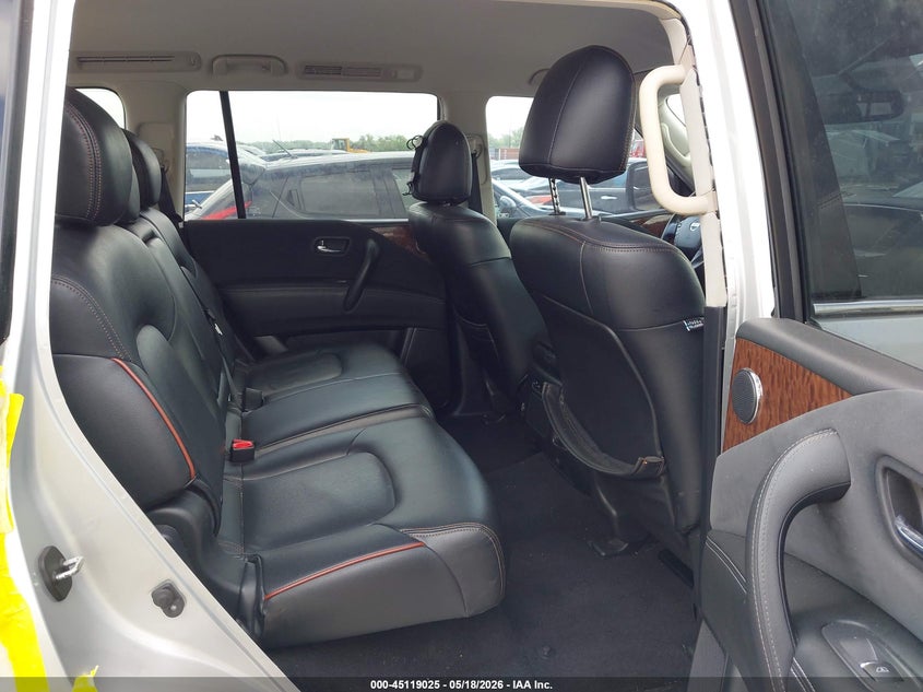 2019 Nissan Armada VIN JN8AY2ND9K9085461 IAAI salvage auction — REAR END, Original (Texas), sold $5,000 on 2026-07-10 (photo 8)