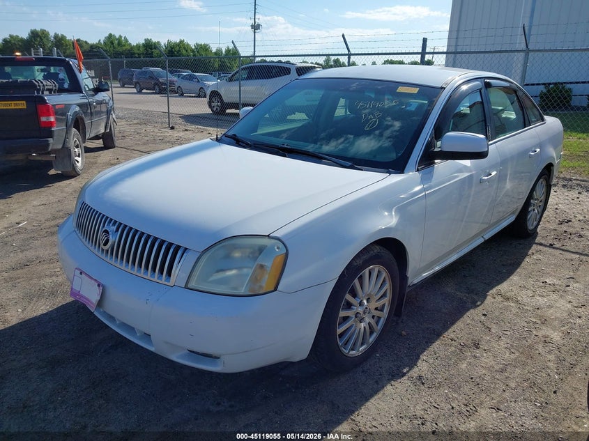 2006 Mercury Montego VIN 1MEFM42106G616825 IAAI salvage auction — NORMAL WEAR, Clear (North Carolina), sold $450 on 2026-07-08 (photo 2)