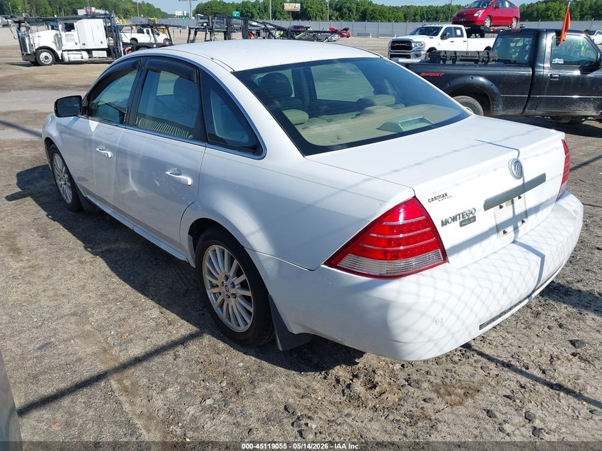 2006 Mercury Montego VIN 1MEFM42106G616825 IAAI salvage auction — NORMAL WEAR, Clear (North Carolina), sold $450 on 2026-07-08 (photo 3)