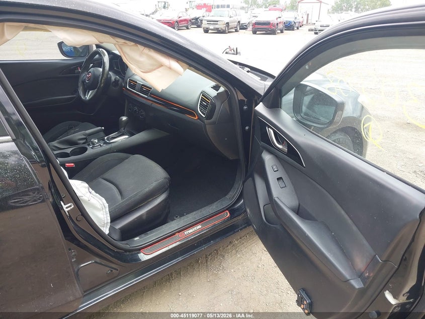 2016 Mazda 3 VIN JM1BM1U73G1305958 IAAI salvage auction — SIDE, Clear (Indiana), sold $1,100 on 2026-07-08 (photo 5)
