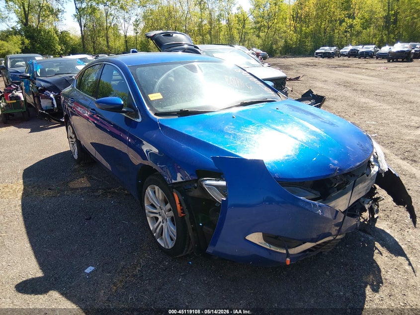 2016 Chrysler 200 VIN 1C3CCCAB6GN162352 IAAI salvage auction — FRONT END, Salvage Title, sold $475 on 2026-08-20 (photo 1)