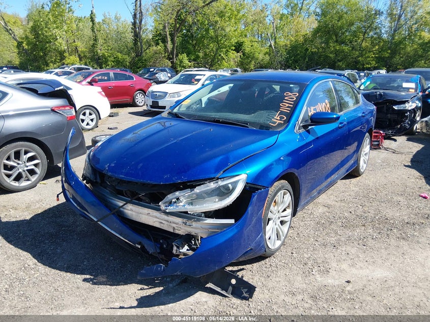 2016 Chrysler 200 VIN 1C3CCCAB6GN162352 IAAI salvage auction — FRONT END, Salvage Title, sold $475 on 2026-08-20 (photo 2)