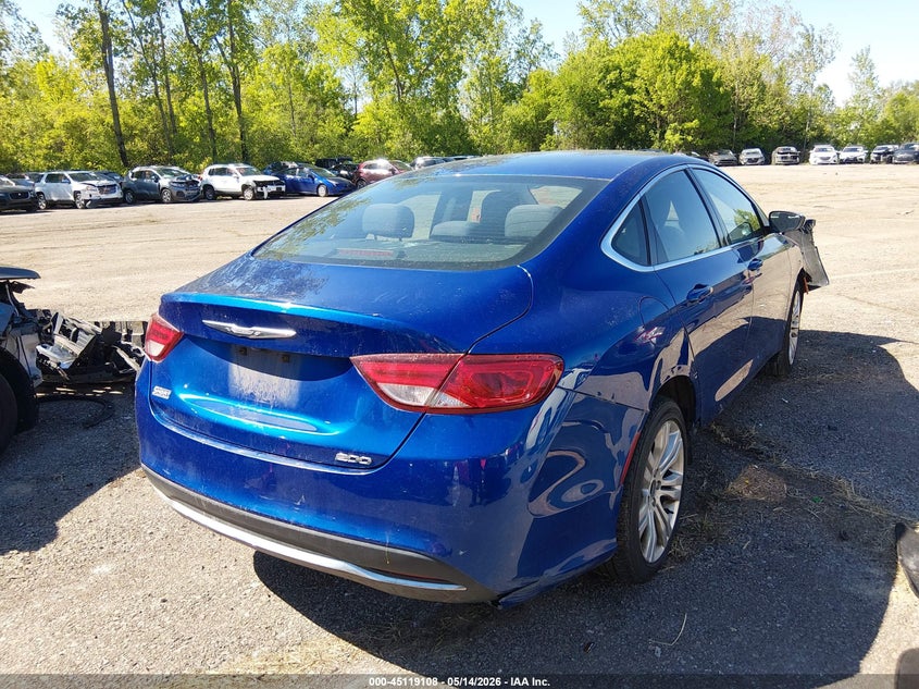 2016 Chrysler 200 VIN 1C3CCCAB6GN162352 IAAI salvage auction — FRONT END, Salvage Title, sold $475 on 2026-08-20 (photo 4)