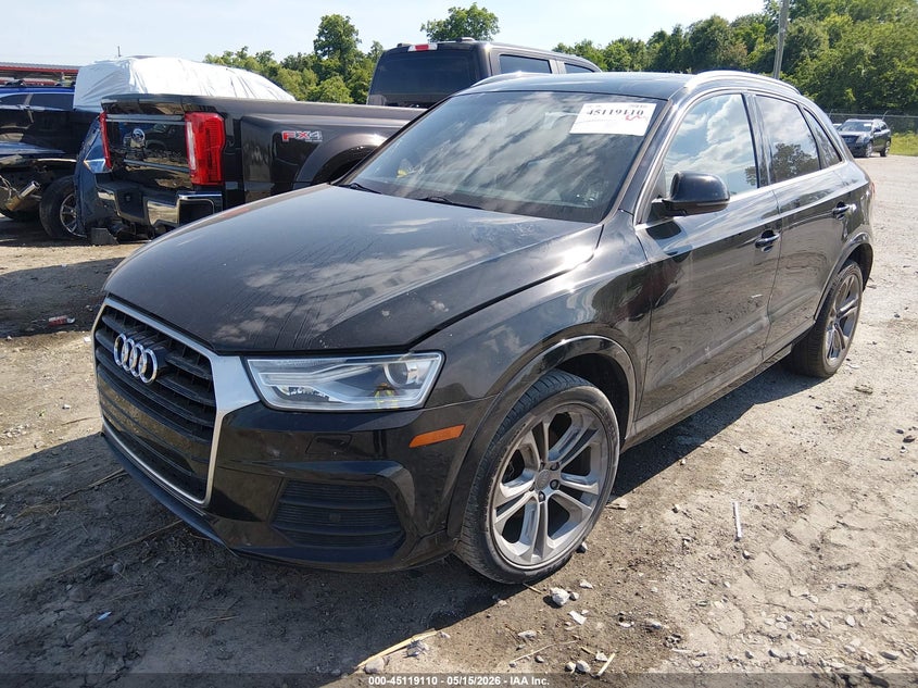 2017 Audi Q3 VIN WA1HCCFS3HR013038 IAAI salvage auction — RIGHT SIDE, Salvage (Texas), sold $350 on 2026-07-28 (photo 2)