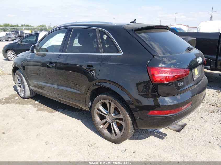 2017 Audi Q3 VIN WA1HCCFS3HR013038 IAAI salvage auction — RIGHT SIDE, Salvage (Texas), sold $350 on 2026-07-28 (photo 3)