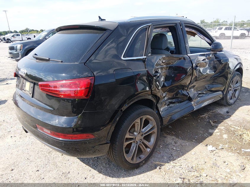 2017 Audi Q3 VIN WA1HCCFS3HR013038 IAAI salvage auction — RIGHT SIDE, Salvage (Texas), sold $350 on 2026-07-28 (photo 4)