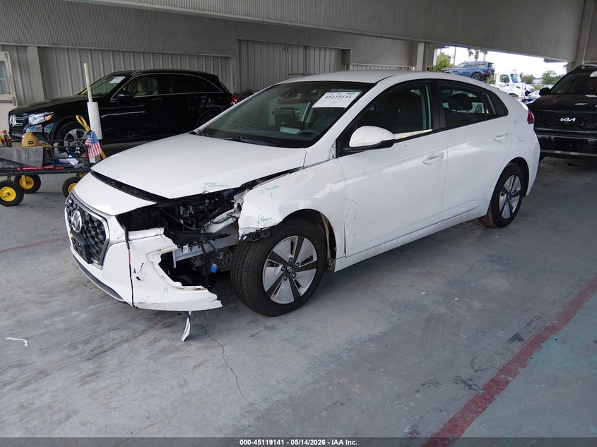 2021 Hyundai Ioniq VIN KMHC65LCXMU257837 IAAI salvage auction — LEFT FRONT, Certificate Of Destruction (Florida), sold $3,600 on 2026-07-10 (photo 2)