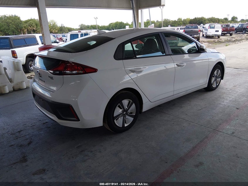 2021 Hyundai Ioniq VIN KMHC65LCXMU257837 IAAI salvage auction — LEFT FRONT, Certificate Of Destruction (Florida), sold $3,600 on 2026-07-10 (photo 4)
