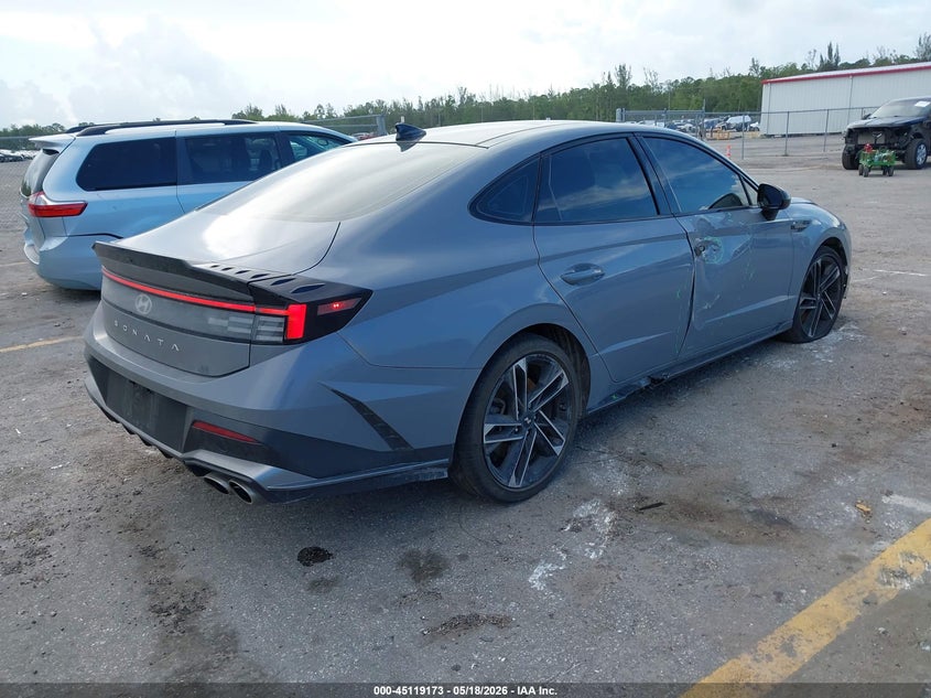 2024 Hyundai Sonata VIN KMHL54JC8RA401538 IAAI salvage auction — FRONT END, Certificate Of Destruction (Florida), sold $10,700 on 2026-07-29 (photo 4)