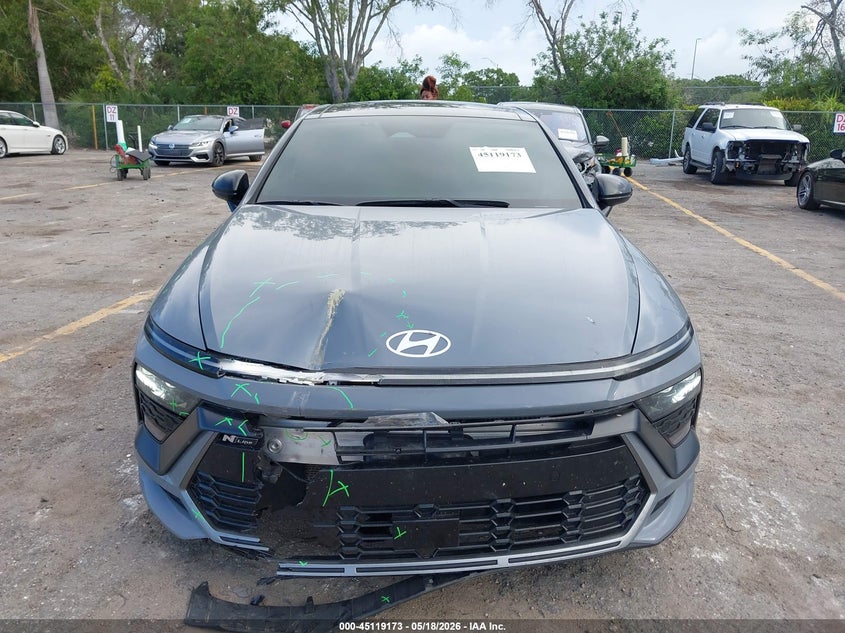 2024 Hyundai Sonata VIN KMHL54JC8RA401538 IAAI salvage auction — FRONT END, Certificate Of Destruction (Florida), sold $10,700 on 2026-07-29 (photo 6)