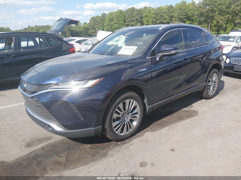 2021 Toyota Venza VIN JTEAAAAH9MJ063010 IAAI salvage auction — RIGHT FRONT, Salvage (North Carolina), sold $11,400 on 2026-07-08 (photo 2)
