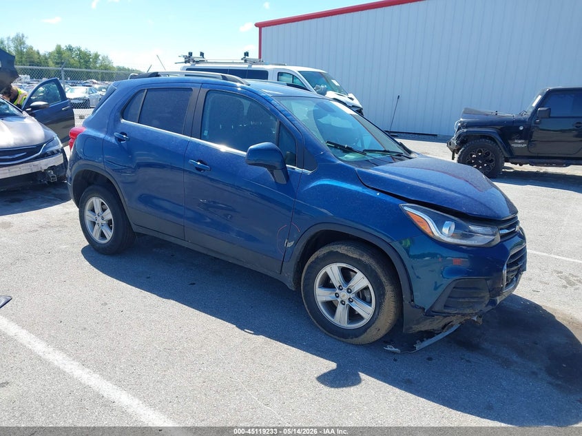 2020 Chevrolet Trax VIN KL7CJPSBXLB334608 IAAI salvage auction — FRONT END, Salvage (Indiana), sold $1,300 on 2026-07-23 (photo 1)