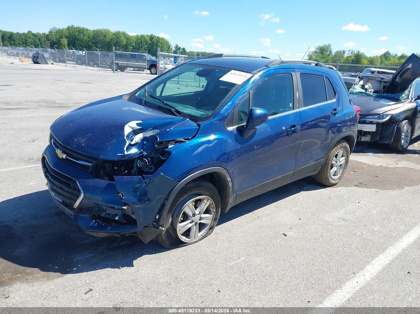 2020 Chevrolet Trax VIN KL7CJPSBXLB334608 IAAI salvage auction — FRONT END, Salvage (Indiana), sold $1,300 on 2026-07-23 (photo 2)