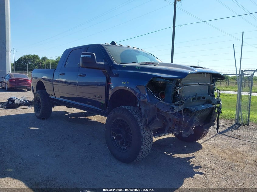 2023 Ram 2500 VIN 3C6UR5NL6PG617066 IAAI salvage auction — FRONT END, Salvage Title, sold $35,250 on 2026-08-02 (photo 1)