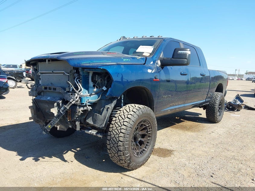 2023 Ram 2500 VIN 3C6UR5NL6PG617066 IAAI salvage auction — FRONT END, Salvage Title, sold $35,250 on 2026-08-02 (photo 2)