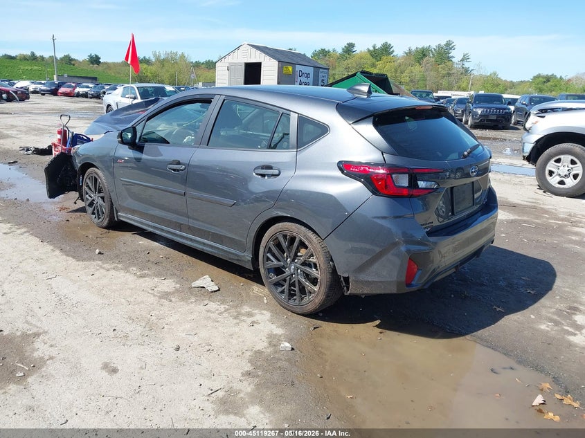2026 Subaru Impreza VIN JF1GUHHC9T8211970 IAAI salvage auction — FRONT END, Salvage (New Hampshire), sold $3,300 on 2026-07-29 (photo 3)