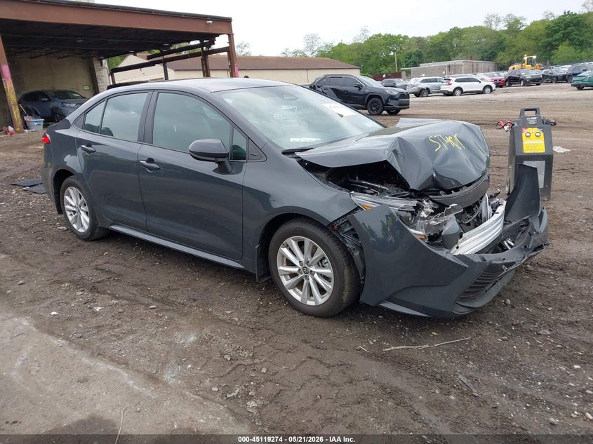 2025 Toyota Corolla VIN 5YFB4MDE9SP237248 IAAI salvage auction — FRONT END, Mv-907A (New York), sold $3,750 on 2026-07-14 (photo 1)