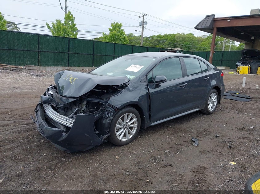 2025 Toyota Corolla VIN 5YFB4MDE9SP237248 IAAI salvage auction — FRONT END, Mv-907A (New York), sold $3,750 on 2026-07-14 (photo 2)