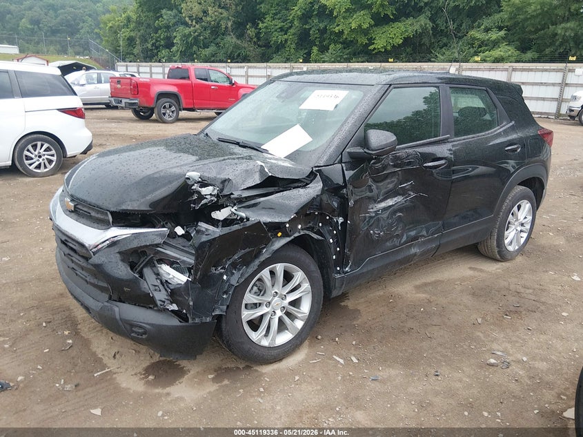 2021 Chevrolet Trailblazer VIN KL79MMS26MB010542 IAAI salvage auction — LEFT FRONT, Salvage (Tennessee), sold $3,075 on 2026-07-08 (photo 2)