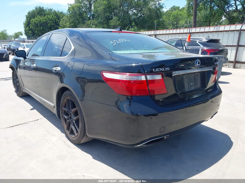 2008 Lexus Ls 460 VIN JTHBL46F685063202 IAAI salvage auction — FRONT END, Salvage (Texas), sold $1,350 on 2026-07-07 (photo 3)