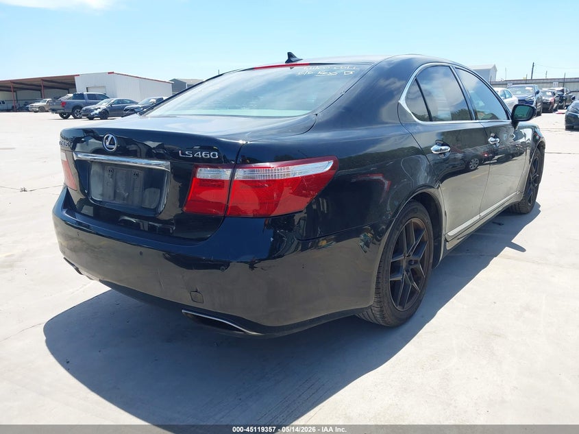 2008 Lexus Ls 460 VIN JTHBL46F685063202 IAAI salvage auction — FRONT END, Salvage (Texas), sold $1,350 on 2026-07-07 (photo 4)