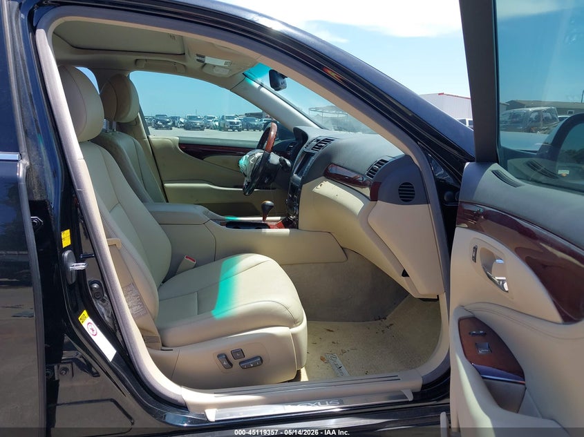 2008 Lexus Ls 460 VIN JTHBL46F685063202 IAAI salvage auction — FRONT END, Salvage (Texas), sold $1,350 on 2026-07-07 (photo 5)
