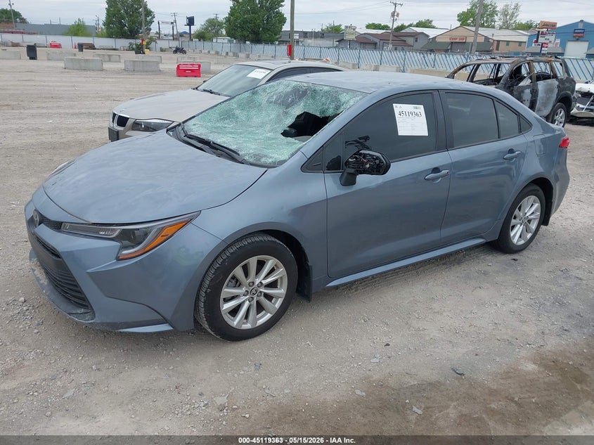 2024 Toyota Corolla VIN 5YFB4MDE4RP222845 IAAI salvage auction — HAIL, Salvage (Illinois), sold $6,425 on 2026-07-28 (photo 2)