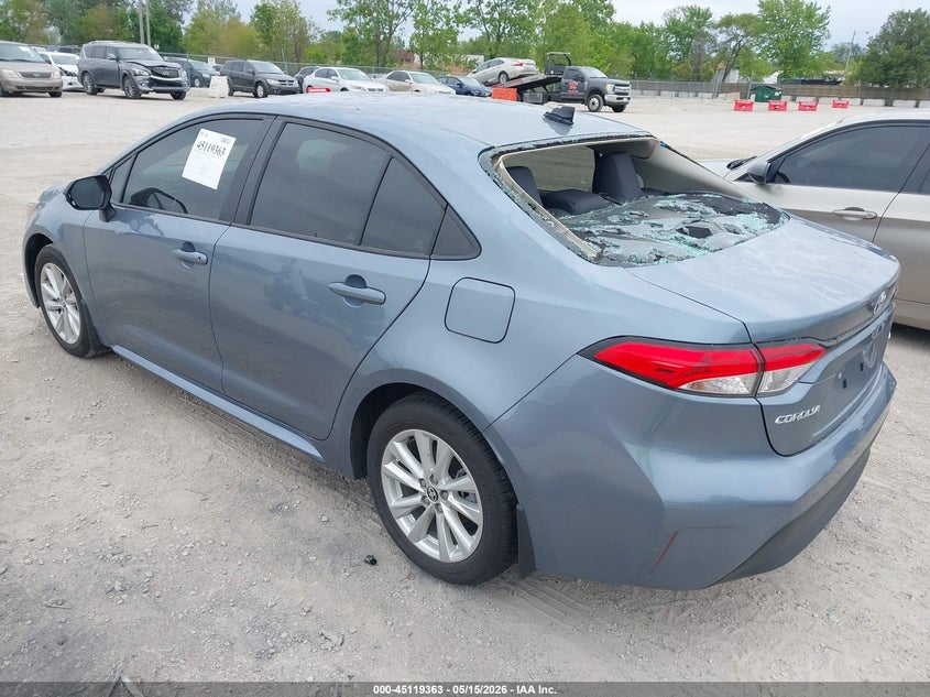 2024 Toyota Corolla VIN 5YFB4MDE4RP222845 IAAI salvage auction — HAIL, Salvage (Illinois), sold $6,425 on 2026-07-28 (photo 3)