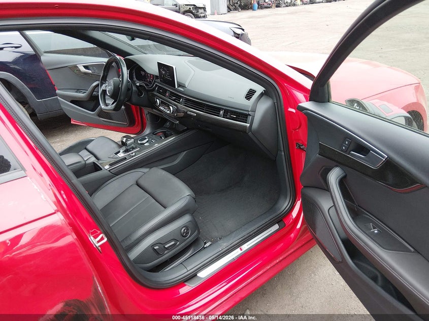 2018 Audi S4 VIN WAUB4AF45JA136632 IAAI salvage auction — SIDE, Salvage Title, sold $5,100 on 2026-07-28 (photo 5)