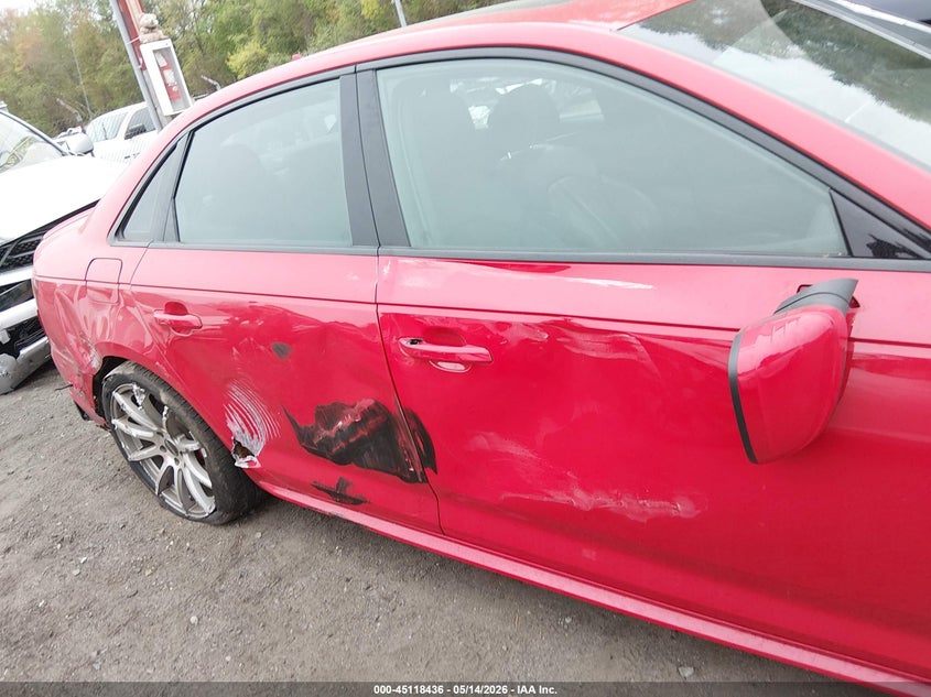 2018 Audi S4 VIN WAUB4AF45JA136632 IAAI salvage auction — SIDE, Salvage Title, sold $5,100 on 2026-07-28 (photo 6)