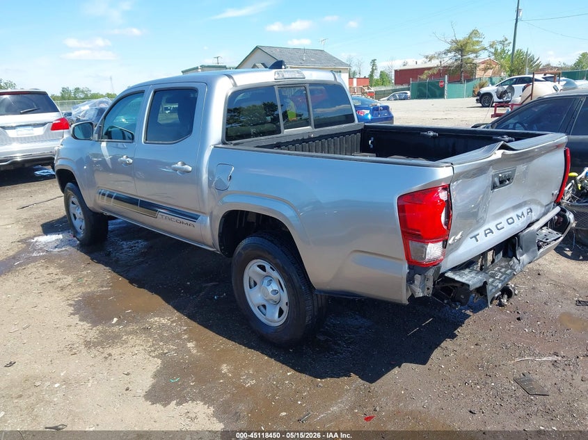 2021 Toyota Tacoma VIN 5TFCZ5ANXMX281103 IAAI salvage auction — FRONT & REAR, Salvage (Virginia), sold $15,200 on 2026-07-27 (photo 3)